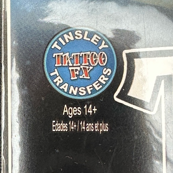 Day of the Dead Temporary Tattoo FX Sugar Skull Face Tinsley Transfers - Picture 6 of 9